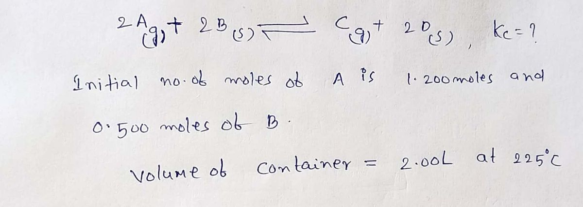 Chemistry homework question answer, step 1, image 1